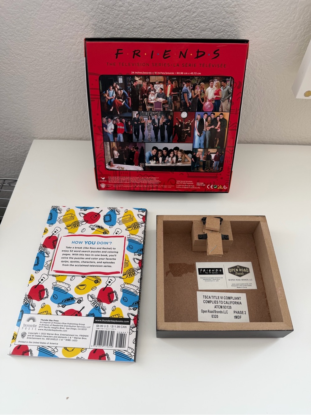 โSOLDโ FRIENDS Puzzle, Word Search and Coloring Book, Home Decor Sign - Picture 2 of 3